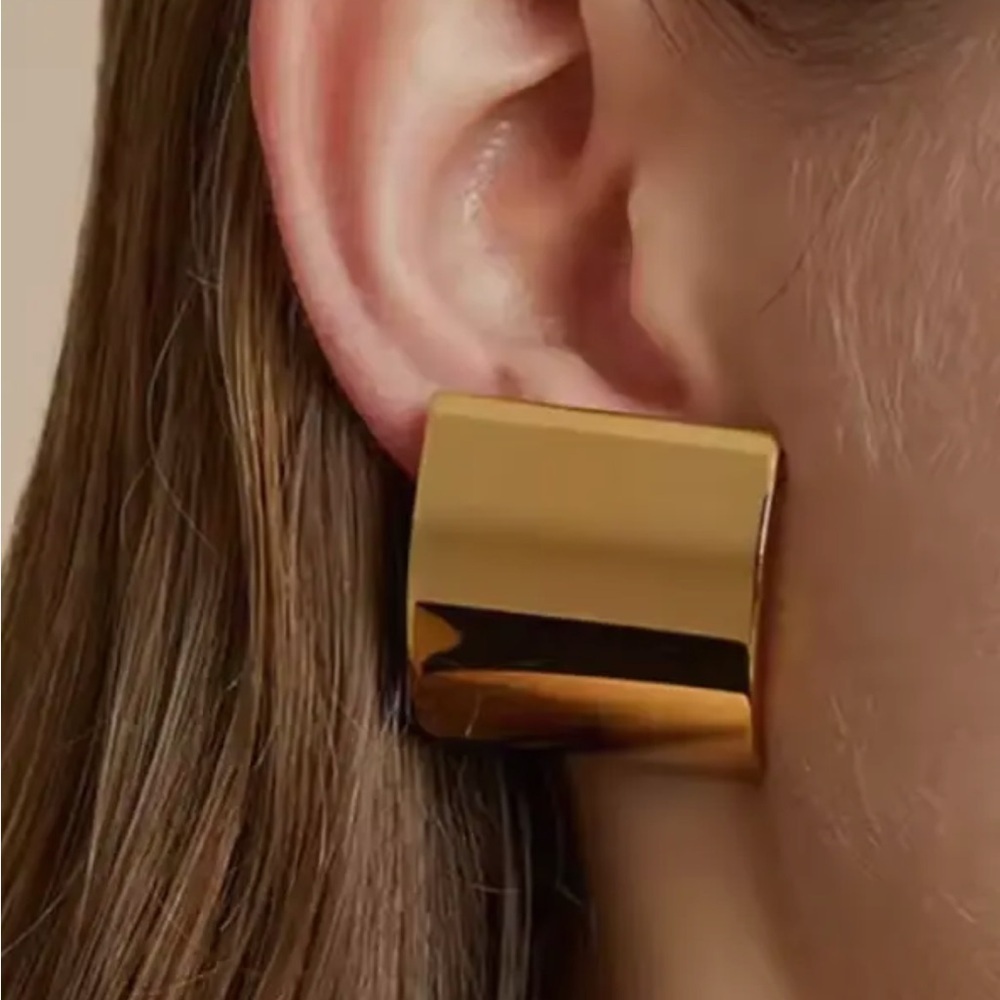 Gold Statement Earrings
